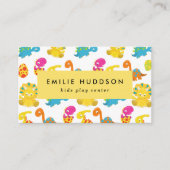キュートな恐竜、キッズセ遊ンタ、アクティビティセンター 名刺 (正面)