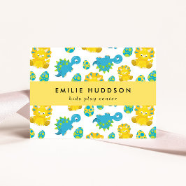 キュートな恐竜、キッズセ遊ンタ、アクティビティセンター 名刺