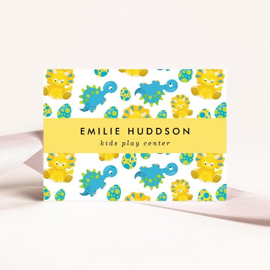 キュートな恐竜、キッズセ遊ンタ、アクティビティセンター 名刺