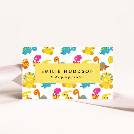 キュートな恐竜、キッズセ遊ンタ、アクティビティセンター 名刺