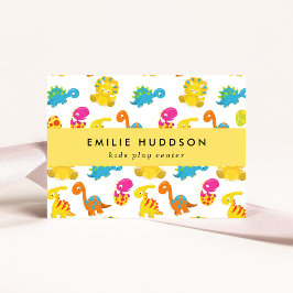 キュートな恐竜、キッズセ遊ンタ、アクティビティセンター 名刺