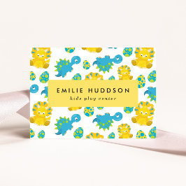 キュートな恐竜、キッズセ遊ンタ、アクティビティセンター 名刺