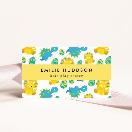 キュートな恐竜、キッズセ遊ンタ、アクティビティセンター 名刺