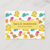 キュートな恐竜、キッズセ遊ンタ、アクティビティセンター 名刺 (正面)