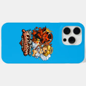 キュートな悪魔と天使のバレンタインデーの愛のデザイン Case-Mate iPhoneケース (裏面 (横))
