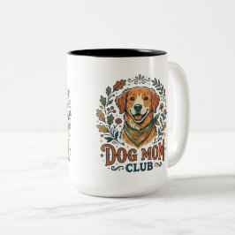 キュートな愛犬のママクラブ コーヒーマグ ツートーンマグカップ