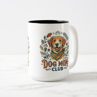 キュートな愛犬のママクラブ コーヒーマグ ツートーンマグカップ