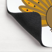 キュートな感謝祭の友情トルコ マウスパッド (コーナー)