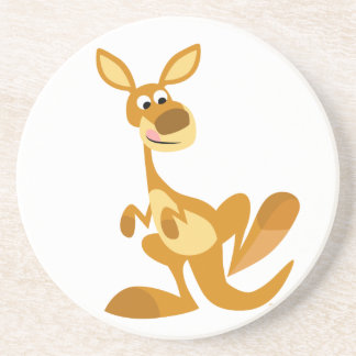 キュートな手拍子マンガKangarooコースター コースター