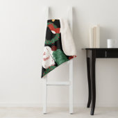 キュートな手描きクリスマストtrとシームレスなパターン シェルパブランケット (インサイチュ)