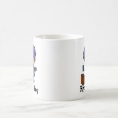 キュートな政治家/スピーカー(表彰台付き青い髪) コーヒーマグカップ (中央)