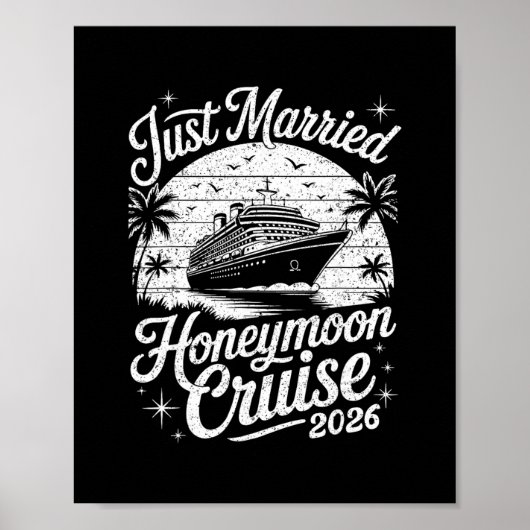 キュートな新婚ハネムーン・クルーズ 2026 新婚旅行 ポスター (正面)