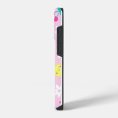 キュートな明るい虹ステッカー柄iPhoneケース iPhoneケース (左側面)