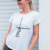 キュートな書道クロスイエスTシャツ Tシャツ