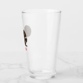 キュートな木の葉リスパーソナライズされたル タンブラーグラス (左)