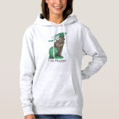 キュートな木ハギングクマとレギンスツリーハガー パーカ (正面)