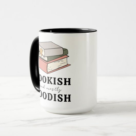 キュートな本好き本本好き – 身の回りのおいしい マグカップ (正面左)