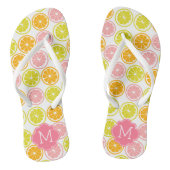 キュートな柑橘系パタモノグラムのーン ビーチサンダル (ソール)