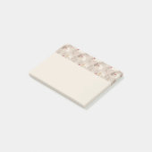 キュートな森の動物の北欧パターン ポストイット (アングル)