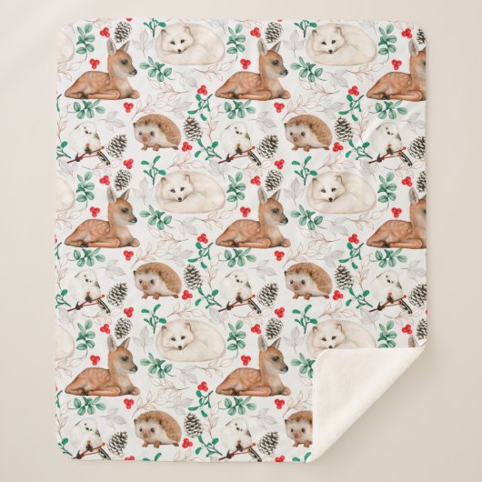 キュートな森クリターズシェルパブランケット シェルパブランケット (正面)