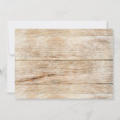 キュートな水彩夢のキャッチャー第1誕生日 招待状 (裏面)