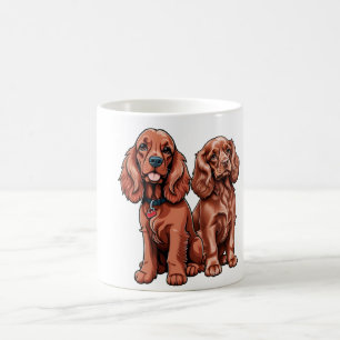 キュートな漫画のコッカースパニエル犬 コーヒーマグカップ