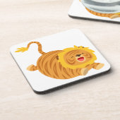 キュートな漫画の弾力のあるリガーセットのコースター コースター (左側)