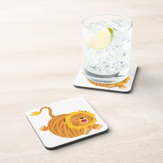 キュートな漫画の弾力のあるリガーセットのコースター コースター (右側)