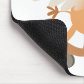 キュートな漫画の翼のあるラクダマウスパッド マウスパッド (コーナー)