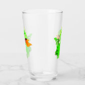 キュートな火を吐く漫画ベビードラゴン タンブラーグラス (右)