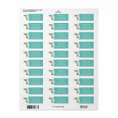 キュートな火吹き緑のおもしろいドラゴン漫画 ラベル (フルシート)