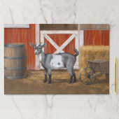 キュートな灰色の斑点ヤギ ペーパーパッド (インサイチュ)