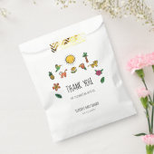 キュートな熱帯ジャングルベビーシャワー フェイバーバッグ (封をした状態)