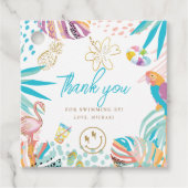 キュートな熱帯パーティー フェイバータグ (正面)