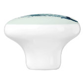 キュートな熱帯ビーチハウスイルカ セラミックノブ (側面)