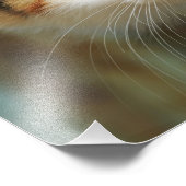 キュートな猫猫詮索する目 – ペーパープリント フォトプリント            (角)