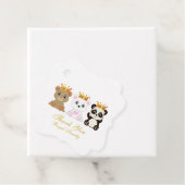 キュートな王様が白い熊に感謝 フェイバータグ (インサイチュ)