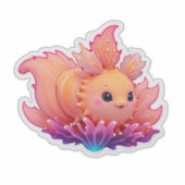 キュートな珊瑚海植物 シール (正面)