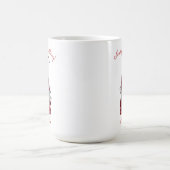 キュートな田舎風のクリスマスノームエルフ コーヒーマグカップ (中央)