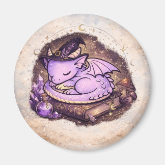 キュートな眠れるドラゴンウィッチ マグネット