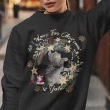 キュートな祭りの猫好きクリスマス・ユール