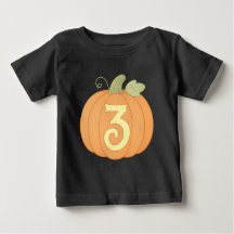 キュートな秋のかぼちゃの3歳の誕生日 | ハロウィンパーティー