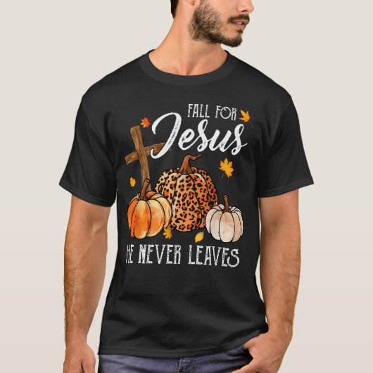 キュートな秋のイエス様 Tシャツ (正面)