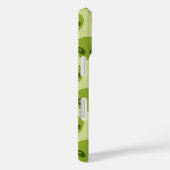 キュートな緑のエイリアンヘッド柄 Case-Mate iPhoneケース (裏面 / 右)