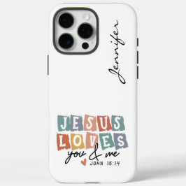 キュートな聖書の聖句ヨハネ15:14 iPhone iPhone 16 Pro Maxケース