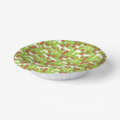 キュートな肉食性ビーナスフライトラップ花柄 ペーパーボウル (傾斜あり)