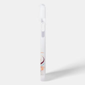 キュートな花付き猫紙切り出し Case-Mate iPhoneケース (裏面 / 左)