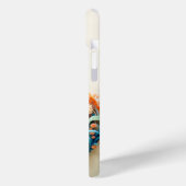 キュートな花付き猫紙切り出し Case-Mate iPhoneケース (裏面 / 左)