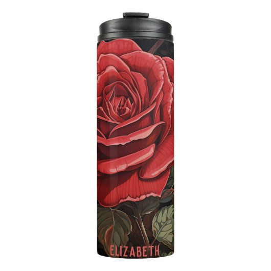 キュートな花絶縁マグカップカスタムタンブラー タンブラー (正面)