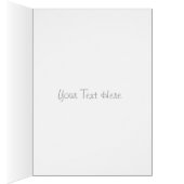 キュートな茶色のバニーとカラフルの花 (内側 (右))